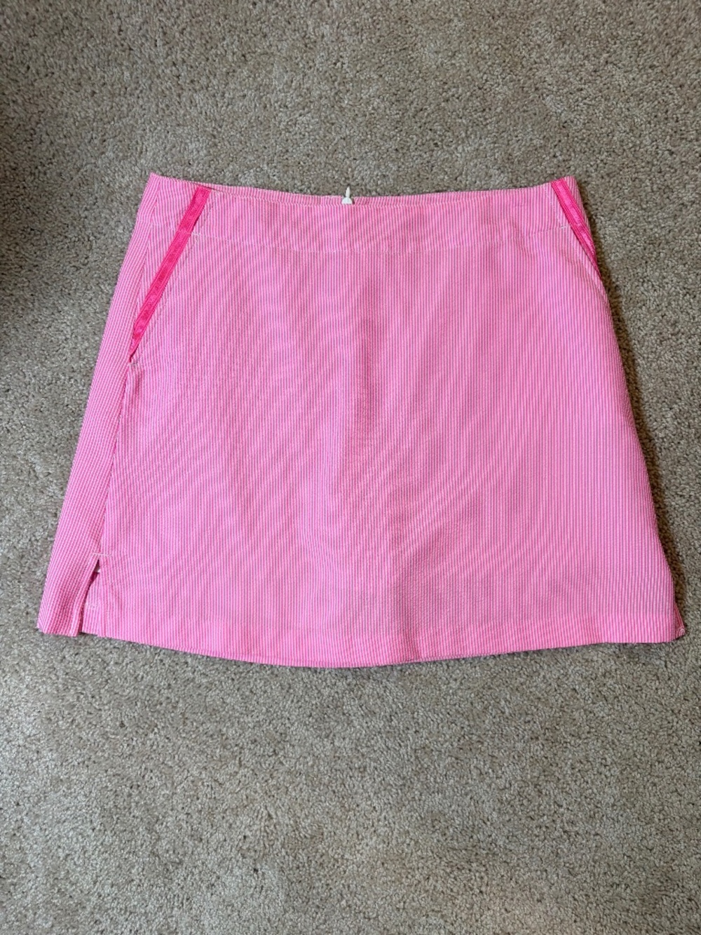 Lady Hagen Pink & White Textured Golf Skort Size 6